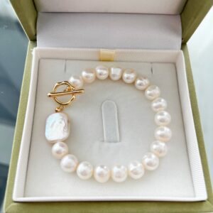 Opaline Baroque Charm Bracelet