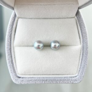 Akoya Mist Pearl Studs