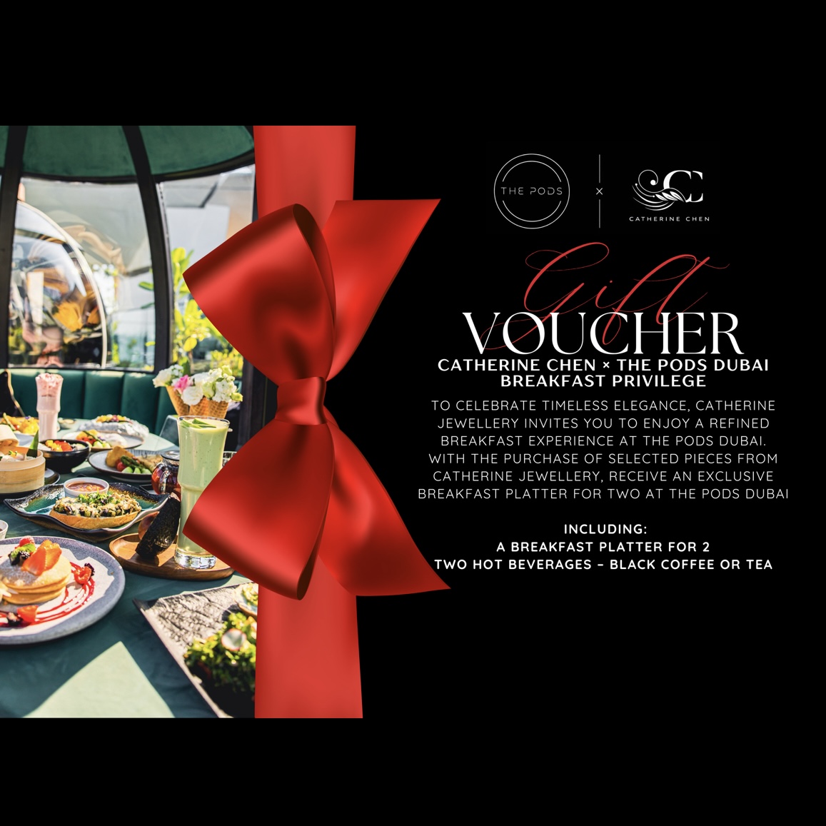 The Pods × Catherine Chen - Classic Pearl Breakfast Privilege Set - Image 3