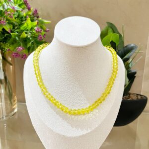 The Avalon Yellow Crystal Necklace