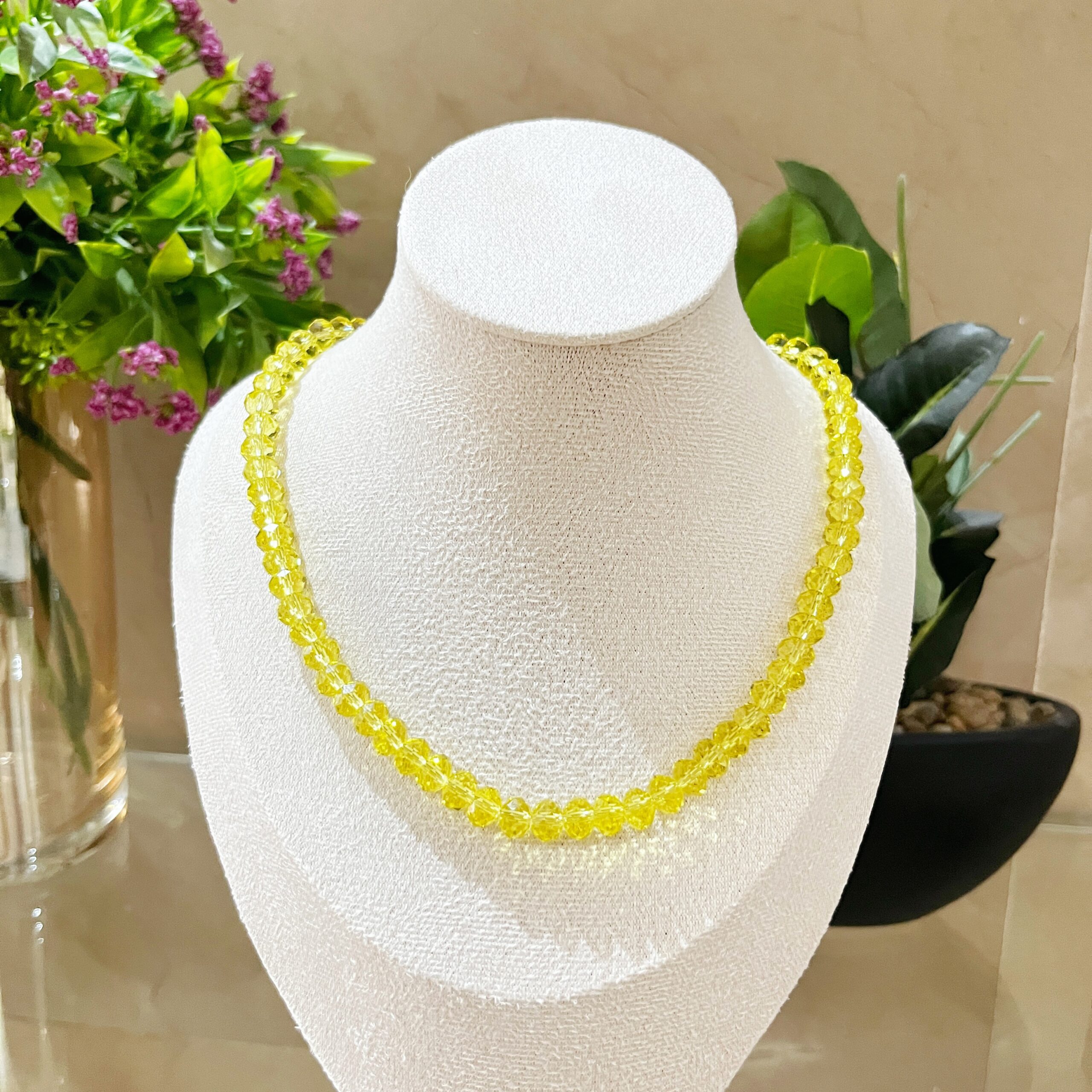 The Avalon Yellow Crystal Necklace