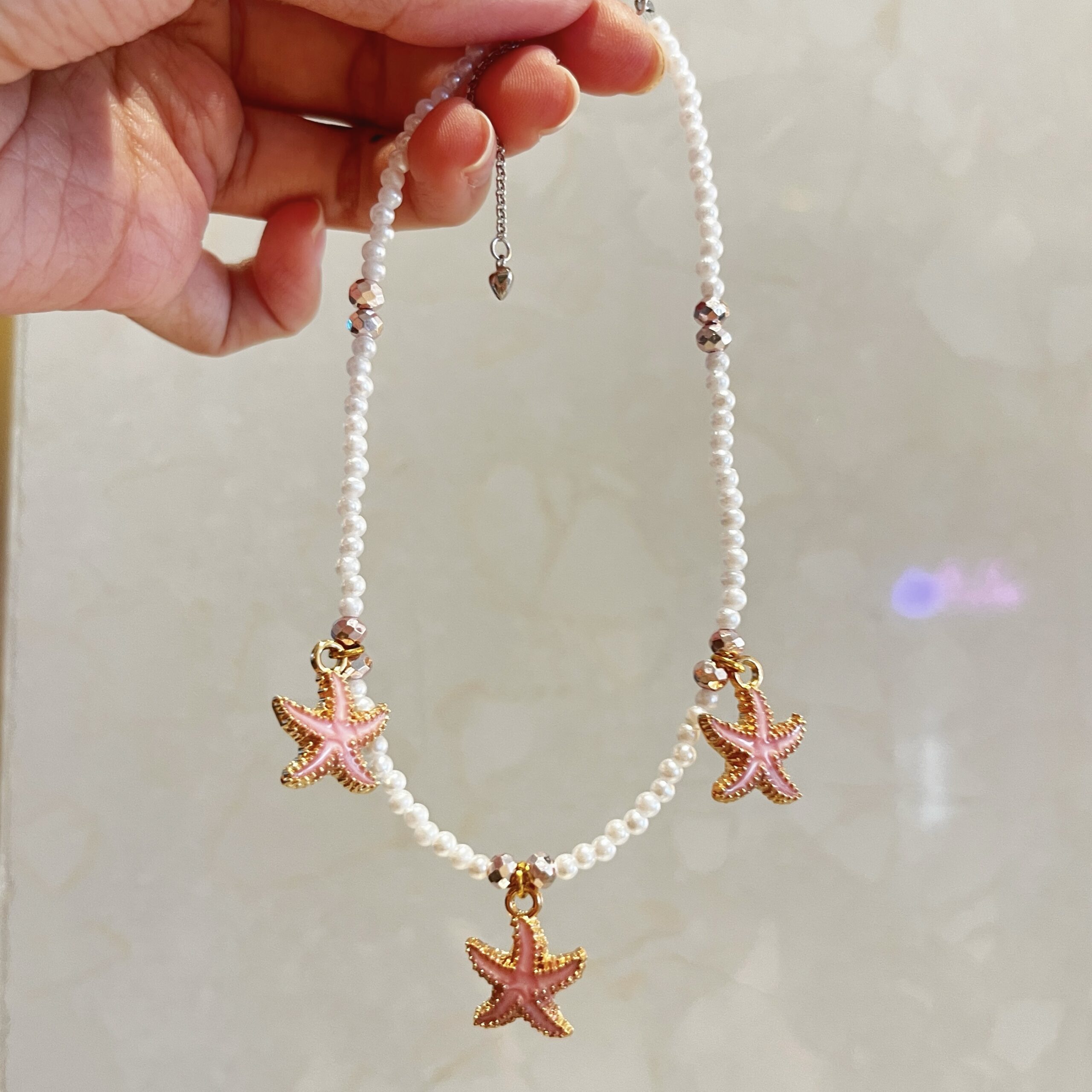 Ocean Starlet Pet Pearl Necklace - Image 3